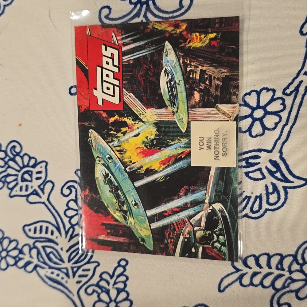 ❤️5/$25 1993 MARS ATTACKS TOPPS CARDS ILLUSTRATED SCRATCHED PROMO CARD